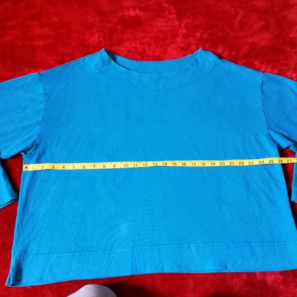 Bryn Walker Oversized Blouse Organic Bamboo Cotton Round Neck Women's Small - Picture 5 of 9